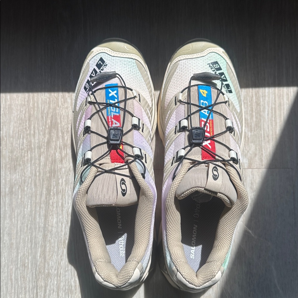 Salomon XT-4 OG Aurora Borealis colour-block sneakers W10-M-9 (New) No box